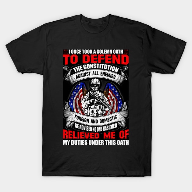 Black Panther Art - USA Army Tagline 14 T-Shirt by The Black Panther